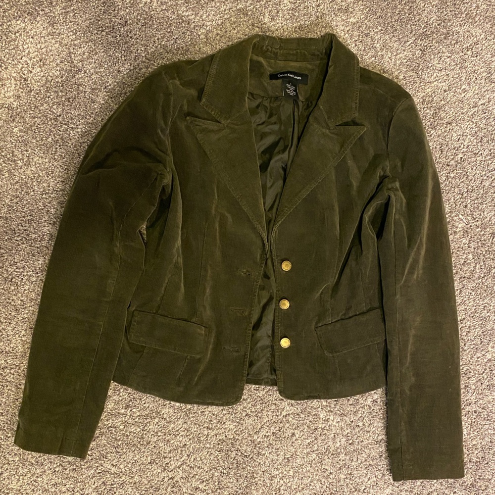 Vintage Calvin Klein Green Blazer